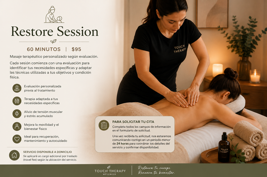 Therapeutic Massage- Restore Session 60 min