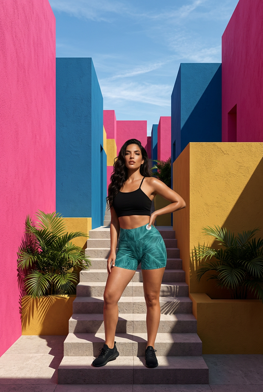 Summer Emerald Palm Short